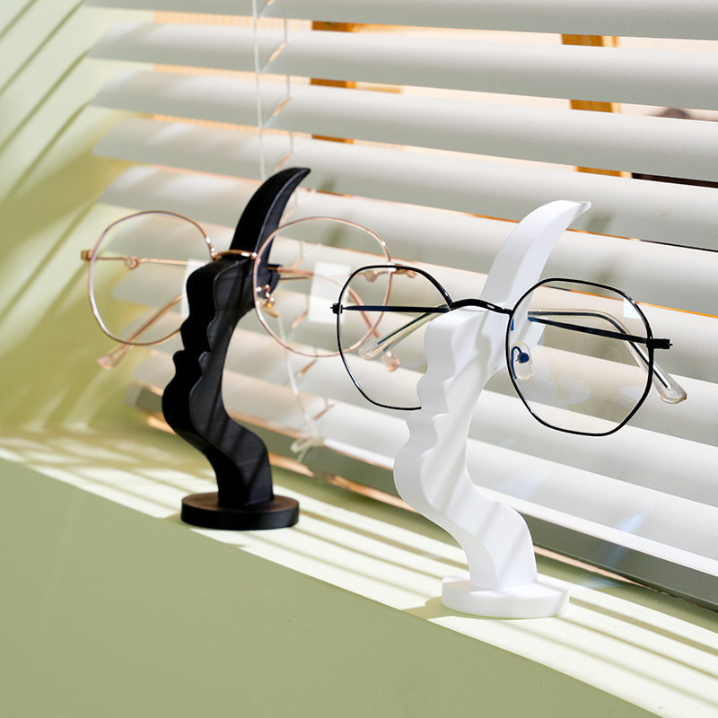 Creative Face-Shaped Glasses Storage Stand Desktop Decoration Office Fun Glasses Holder Stable Storage Rack Creative Face-Shaped Glasses Storage Stand Desktop Decoration Office Fun Glasses Holder Stable Storage Rack