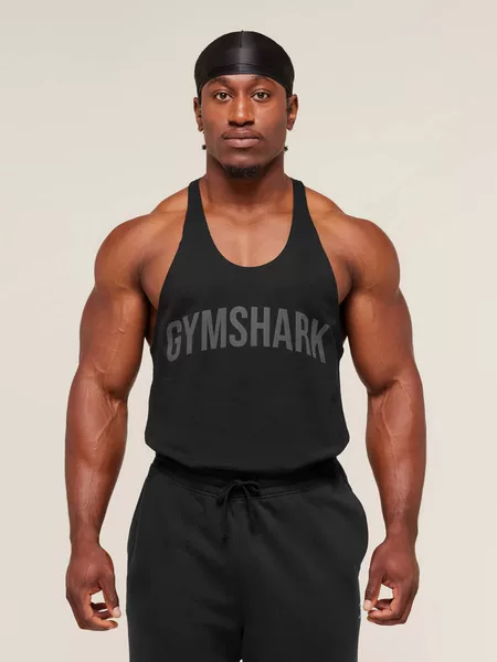 Gymshark New Men's Slim-Fit Sports Casual Running Fitness Basketball Quick-Drying Elastic Sleeveless Vest