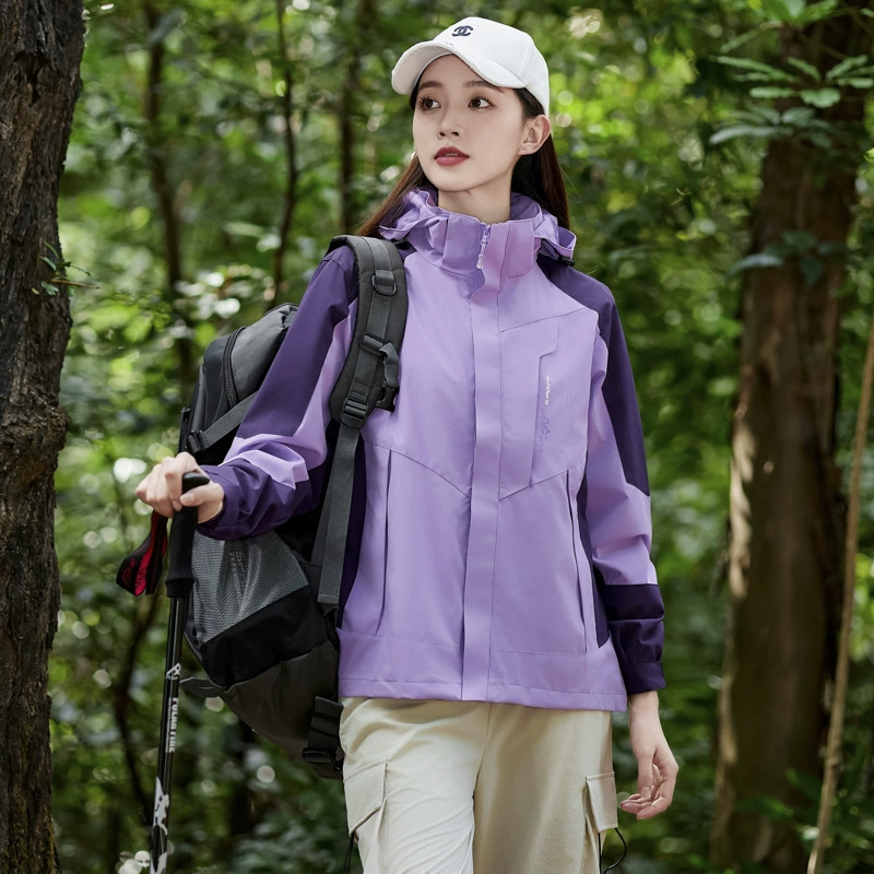 Женская куртка, новинка 2025, весенне-осенняя съемная однослойная ветрозащитная и водонепроницаемая уличная одежда для альпинизма, модная брендовая куртка для пары