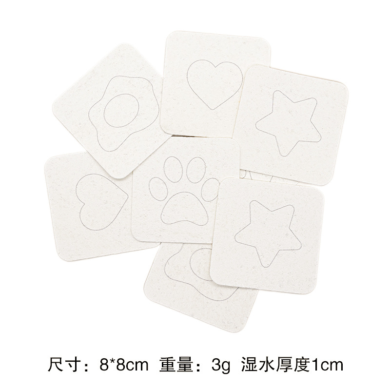 Квадратный, 8×8см, 1см