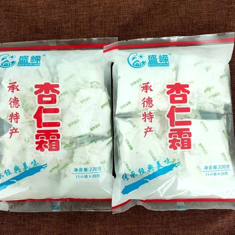 承德特产盛嵘牌杏仁霜无白砂糖含糖糊糊状餐粉含杏仁粉冲泡包邮0|undefined