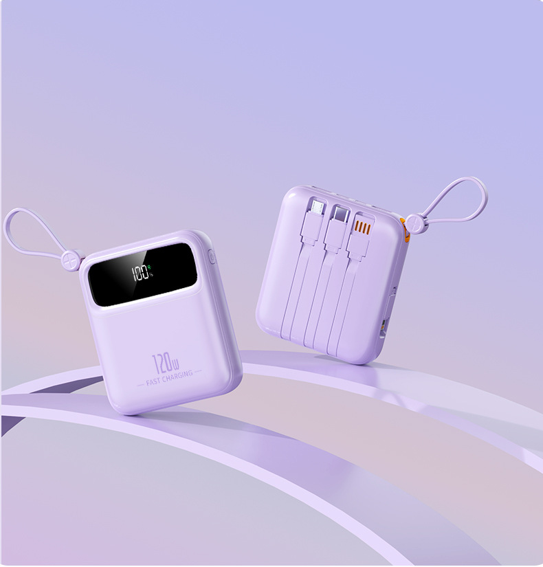 Grenzüberschreitende Mini-Powerbank Superfast Charging 20000mAh große Kapazität kompakt tragbar Geschenklogo-Druck