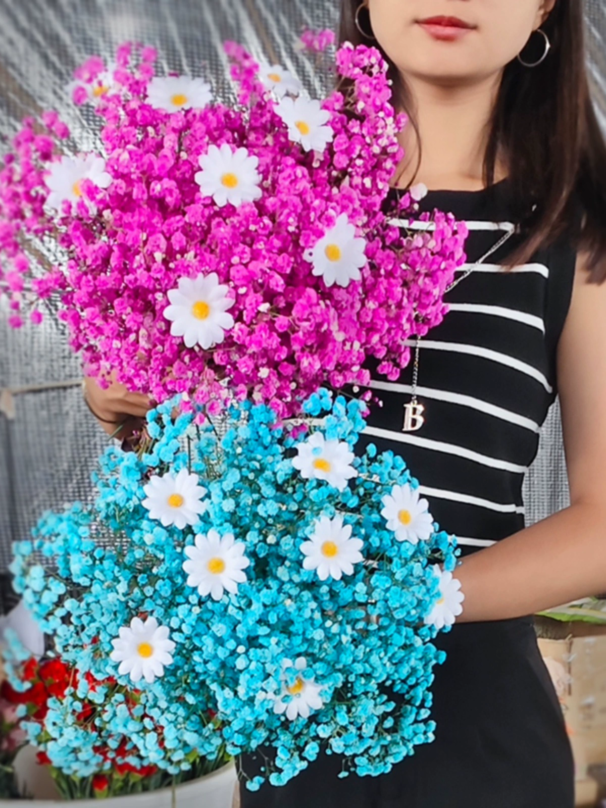 Звездный букет сушеных цветов действительно цветочный, сухой на воздухе, натуральный большой свежий букет навалом