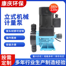 立式机械计量泵 加药装置配套 0-120L立式隔膜式计量泵单吸式