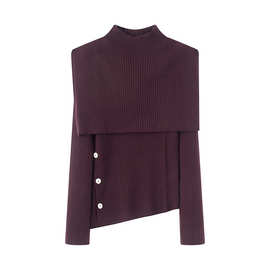 2025冬季新款女装时尚保暖显瘦两件套针织衫套头毛衣5509BD01354