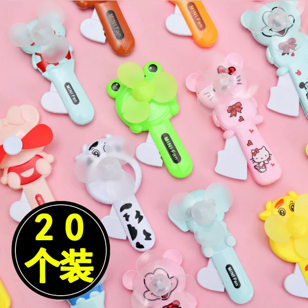 Summer cool creative cartoon hand-pressed fan mini portable children's small fan push-type hand-held manual fan