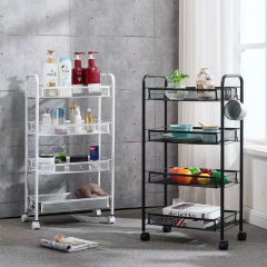Kitchen cart storage rack household storage shelf freestanding multi-layer storage stand all-in-one vegetable basket