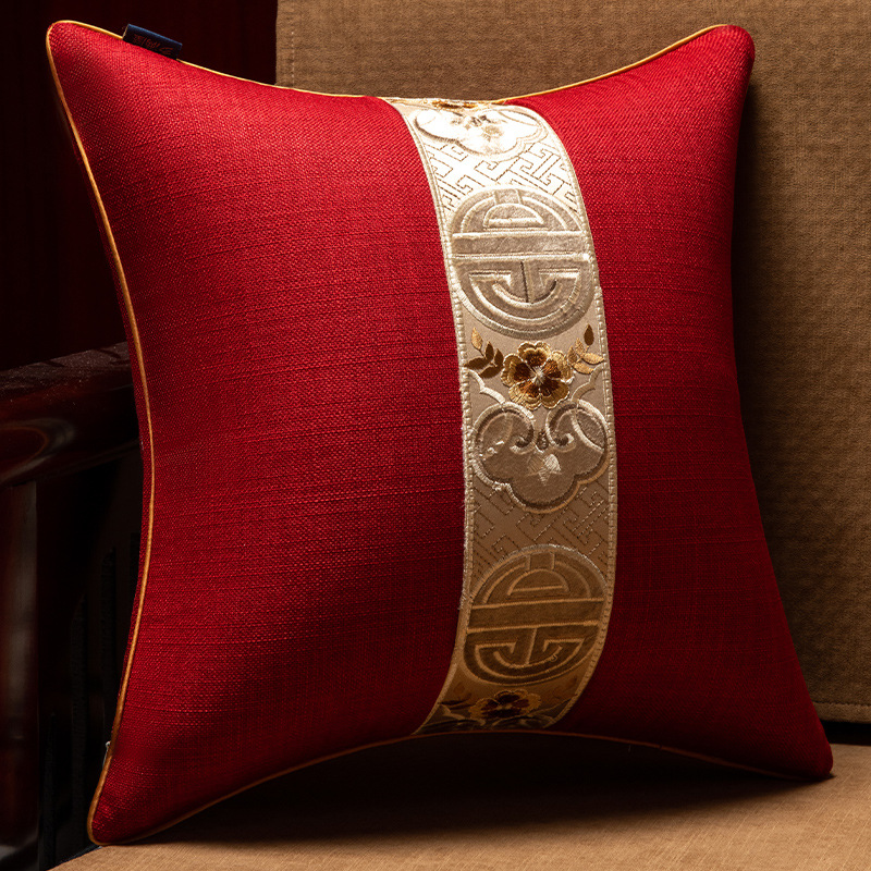 행운을 빌어요 - 차이니즈 레드 [도리스 린넨 코트]