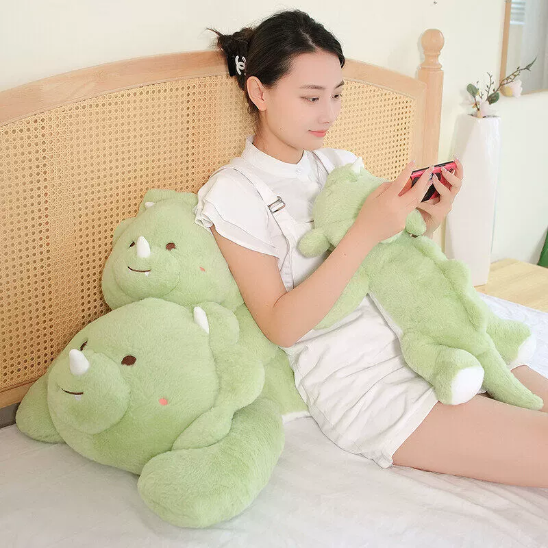 Cute plush dinosaur, big pillow, (Physicals)