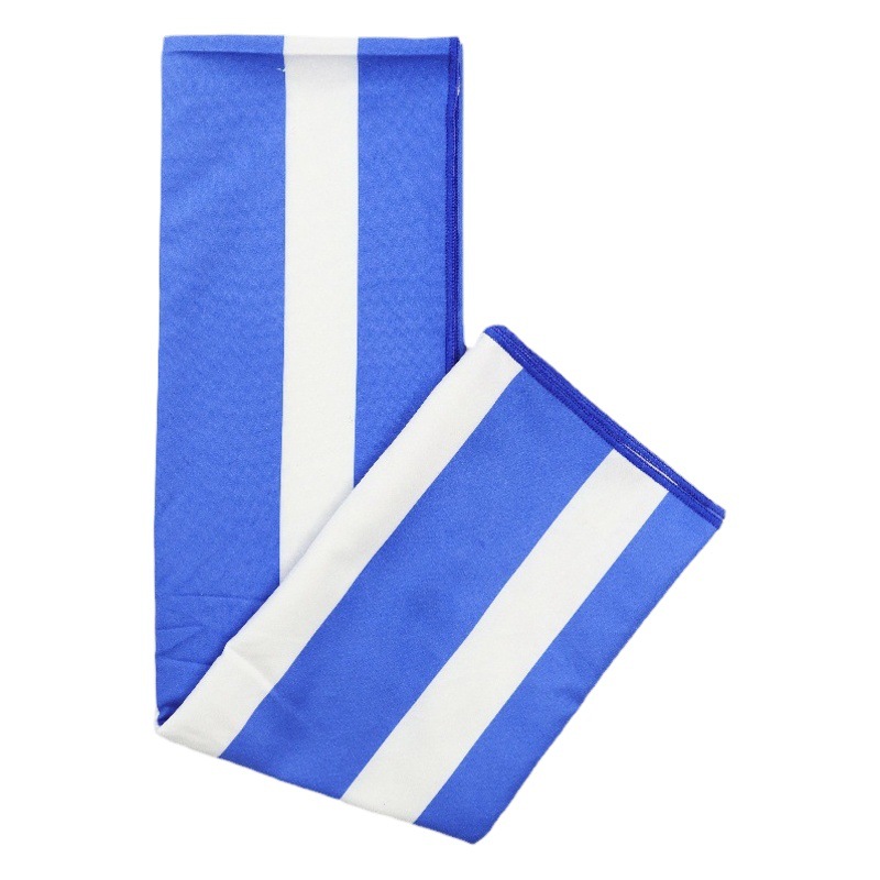 Natación de secado rápido Toalla de baño capa rayada protector solar chal Toalla de playa deportes fitness toalla absorbente transfronterizo exclusivo