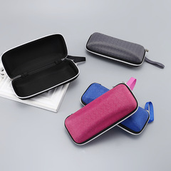 121足球格墨鏡時尚大框收納方形全框架抗壓EVA黑色拉鏈盒眼鏡批發