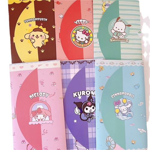 Cartoon Decoration Girly Heart Sanrio Kurome Melody Cinnamon Dog Sticker Set Sticker Card Combo