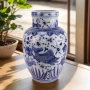 客厅陶瓷青花中式花器