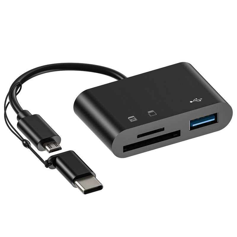 工場私型type-cカードリーダーtype-cアンドロイド携帯電話パソコン多機能otg2.0sd/tfuディスク|undefined