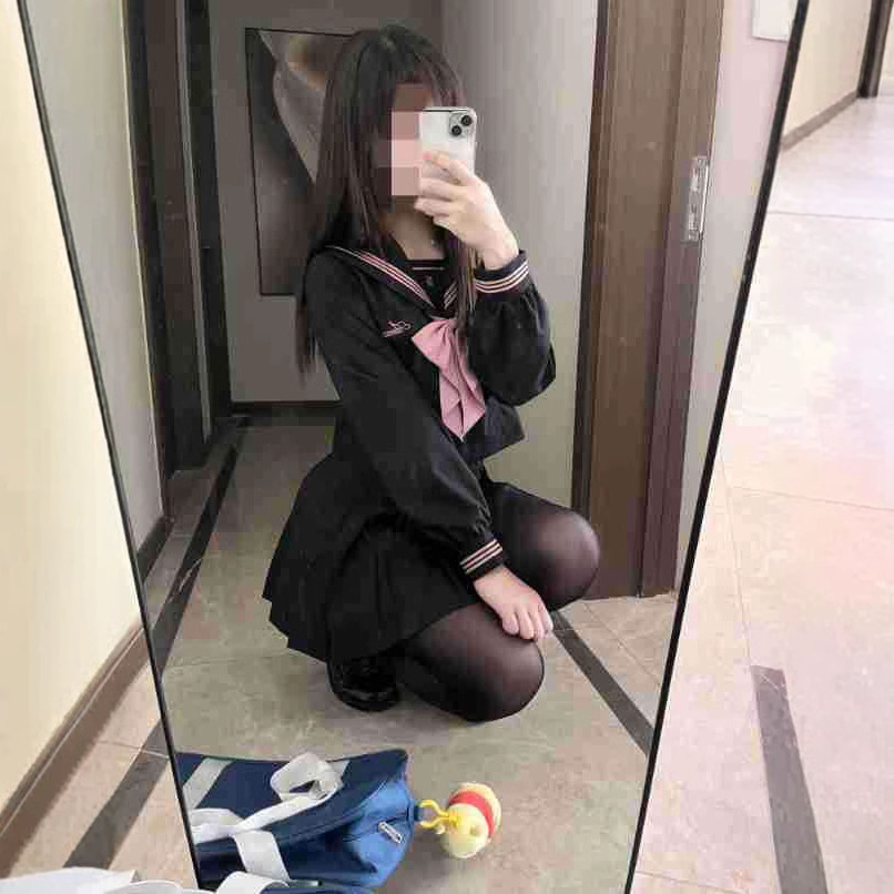 Xiao Jin Original Lanxi Women's Full Cyan Slayer Suit JK Uniform Japanese College Style