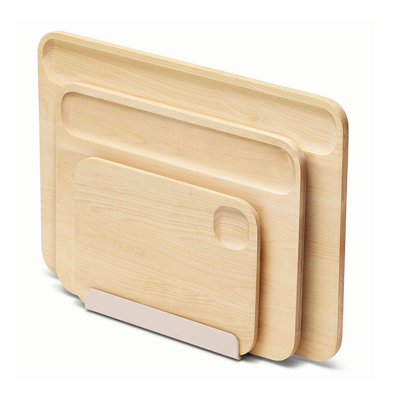 Junta de corte de madera multifuncional doméstica placa de corte de verduras bandeja de pan de frutas placa de rollo con ranura de jugo conjunto de placa de corte