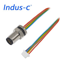 A��8оM8��ͷֱǰ��尲װ��������JST SHR-08V-S-B������
