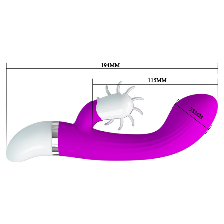 Electric Silicone Vibrator For Women With Variable Frequency_voghion.com