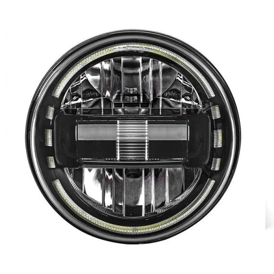 7inch Wrangler Spotlight Jk Front Headlight Led Diamond Headlight Wrangler Modified Led Headlight Suitable for Jeep (Ön faralar) - black
