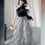儿童紧身斜肩女孩上衣