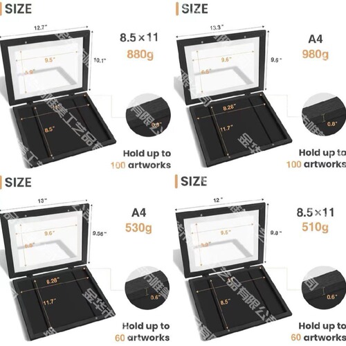 Flip-Up Photo Frame Amazon A3A48.5x11 Children's Art Frame Painting Storage KidsArt Magnetic Frame