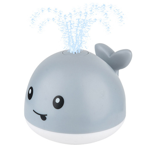 Cross-border electric induction water spray whale baby children's shower head baby bath toy street stall wholesale
