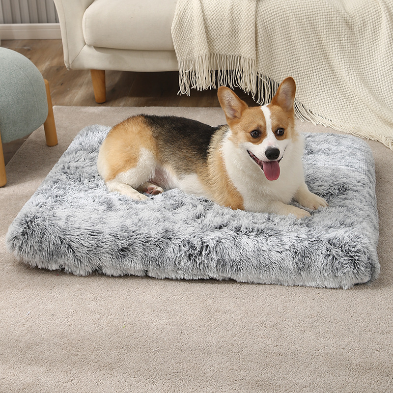 Plush Pet Mat Memory Foam Dog Bed for Small and Large Dogs Pet Bed Cat Bed Dog Mattress Large Dog Bed