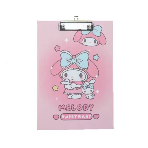 Student cartoon board clip a4 wooden board clip thickened hard pad folder student test paper clip high-looking Culuo plywood
