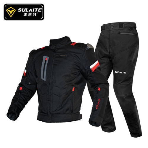 SULAITE Off-road Motorcycle Racing Suit Autumn and Winter Rally Rider Jacket Coat Warm Motorcycle Riding Suit