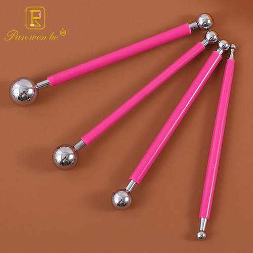 4 8-head solid spherical pill stick carving set steel ball pen ultra-light clay soft clay fondant flower modeling tool