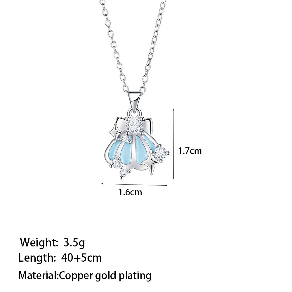 2g Weight PVD Coated Gold Plating Process 18K Real Gold Plated Plating Material Copper Pendant Material Pendant Necklace Classification 304 Stainless Steel Chain Material 1 Piece Quantity Holiday, Daily Occasion 304 Stainless Steel, Copper Material Heart Shape, Flower, Bow Knot Pattern Women's Gender Elegant, Streetwear Style Plating Craft Titanium Steel Copper Plating Heart Shape Flower Bow Knot Pendant Necklace 20