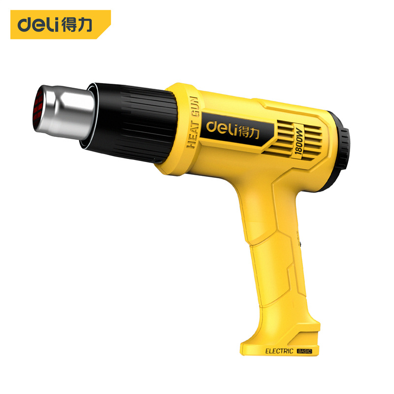 得力热风工业级烤热风机贴膜小型塑料焊加热烘调温热缩