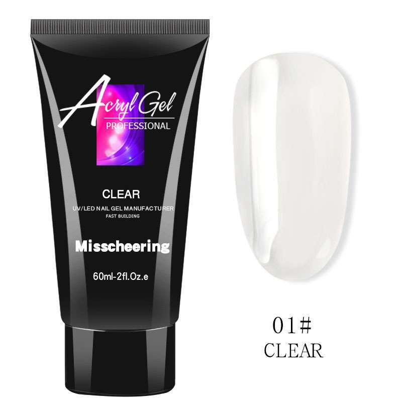 Gel de extensión de uñas transfronterizo 15ml, gel de fototerapia cristalino de extensión rápida de uñas, venta al por mayor de fábrica de gel de fototerapia