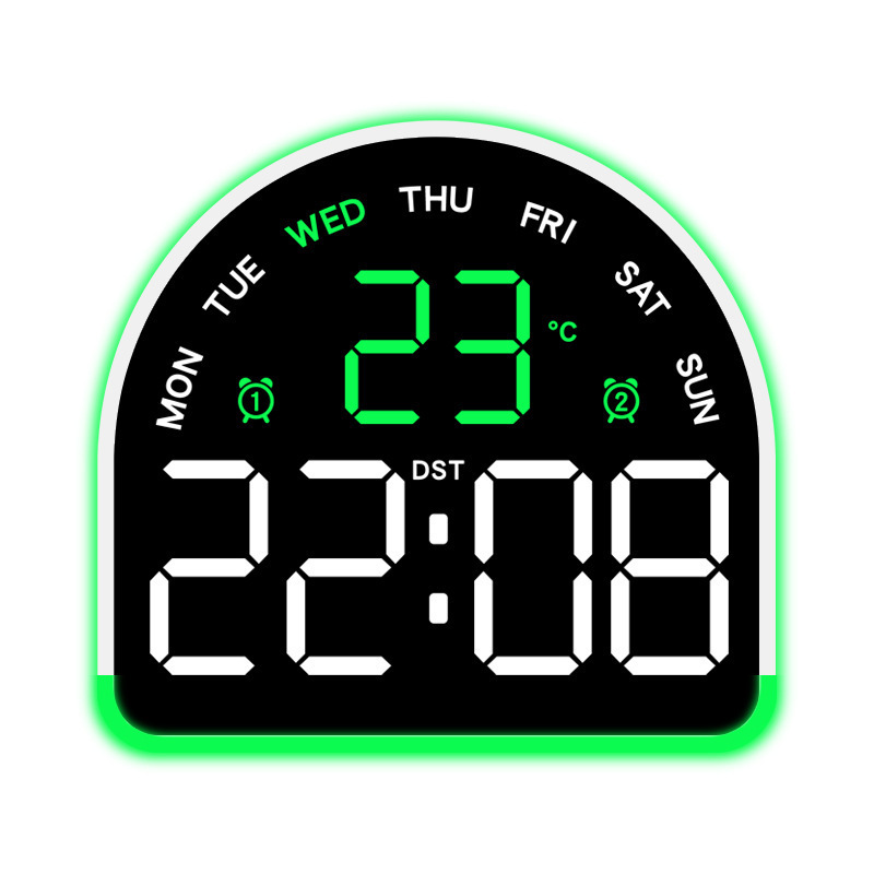 Nuevo reloj electrónico LED de luz de atmósfera reloj multifuncional de iluminación doméstica mostrando la temperatura del reloj de mesa 552