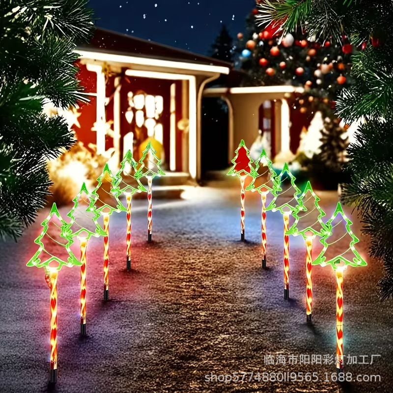 Outdoor Atmosphere Lights, Solar Colored Lights, Christmas Ground Lights, Holiday Garden Decoration Lights, Lawn Lighting Outdoor Atmosphere Lights, Solar Colored Lights, Christmas Ground Lights, Holiday Garden Decoration Lights, Lawn Lighting