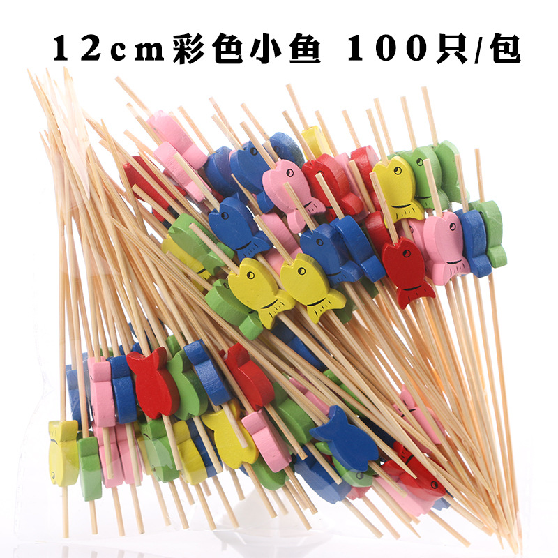 Fruit stick desechable flor stick