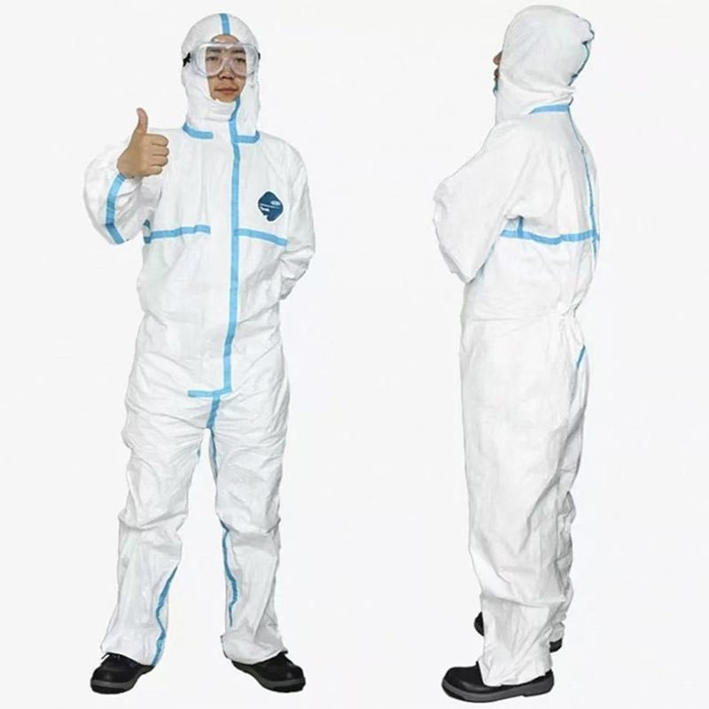 杜邦防护服一次性防护服连体隔离衣胶条型