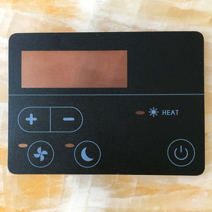 Digital Touch Button Control Switch Silk Screen Display Window Silk Screen Pc Anti-Scratch Lens Semi-Transparent Panel Surface Sticker