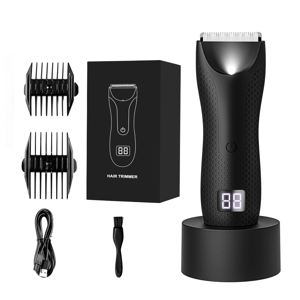 Transfronterizo base de aparador de cabello de visualización digital aparador de afeitar eléctrico para hombres aparador de afeitar privado image 6