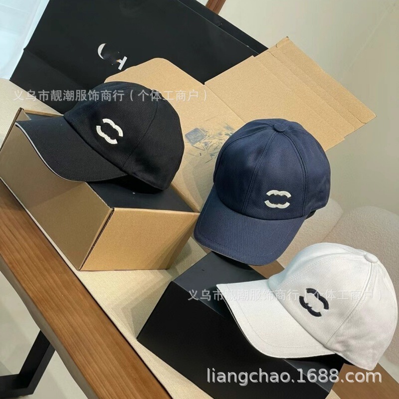 High-Quality Sandwich Brim Pure Cotton Baseball Cap Casual Versatile Sunshade Stylish Unisex Couple Style Baseball Cap