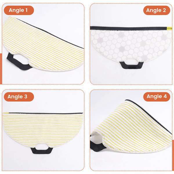 4 Reusable Hard Floor Vacuum Mop Replacement Pads for Shark RV2001WD AV2001WD