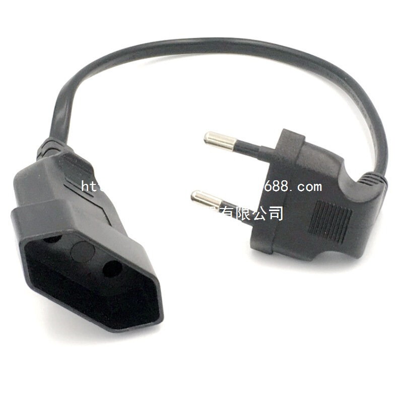 Ce European Standard Two-Pin Female Plug European Standard Two-Pin Male-Female Extension Cord European-Style Desk Lamp Charging Nail Machine Audio Power Cord Ce European Standard Two-Pin Female Plug European Standard Two-Pin Male-Female Extension Cord European-Style Desk Lamp Charging Nail Machine Audio Power Cord