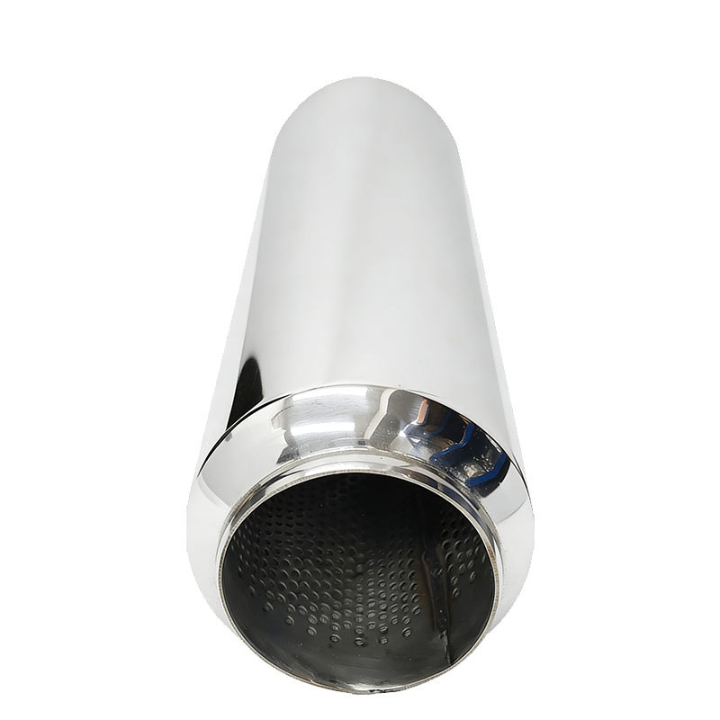 Car Modification Parts Stainless Steel Mid-Section Exhaust Pipe Vortex Resonator Silencer