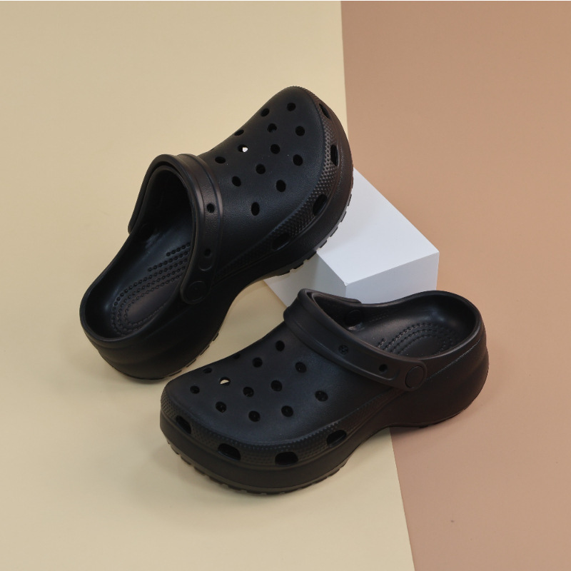 Cloud-Like Perforated Shoes for Women, Thick-Soled Outdoor Clogs, Non-Slip Soft-Soled Nurse Shoes, Casual Trendy Bubble Shoes for Women