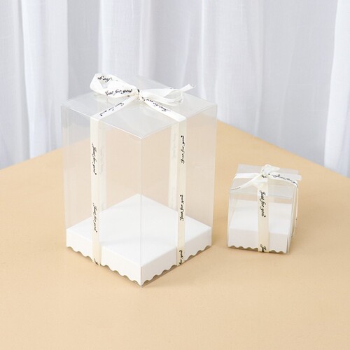Meimuer aromatherapy candle packaging gift box, aromatherapy plaster packaging box, square transparent plastic packaging gift box