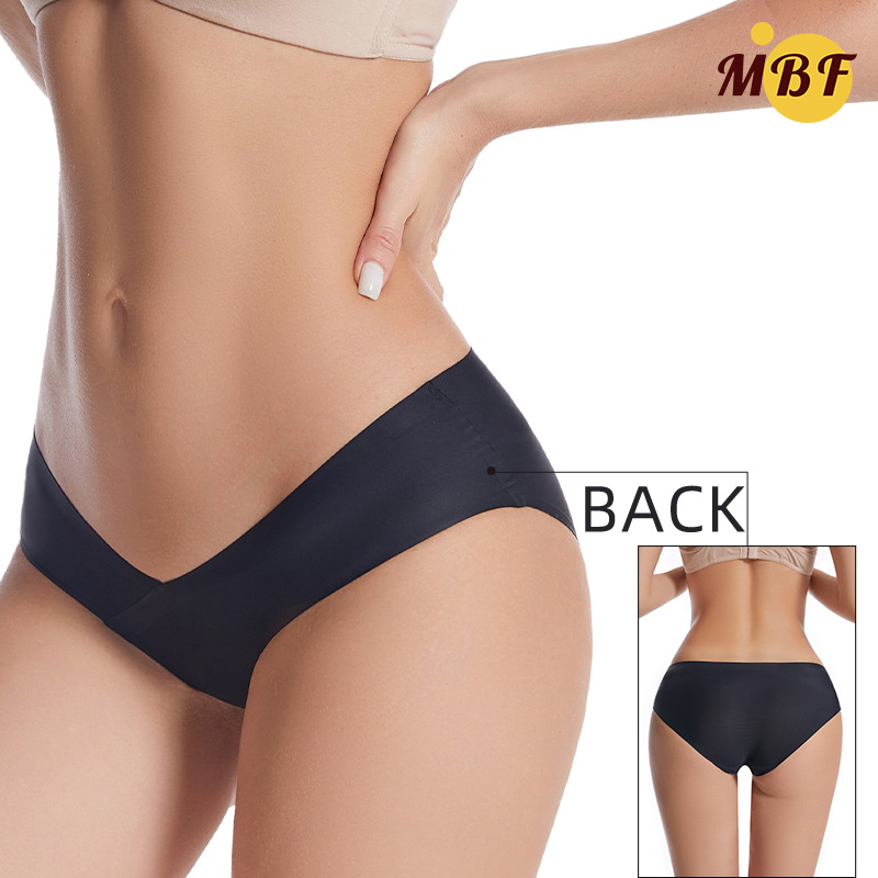 대외 무역 패션 하이 퀄리티 원활한 얼음 실크 임신 한 여자의 바지 낮은 허리 면 가랑이 통기성 얇은 높은 탄성 경량 브리프