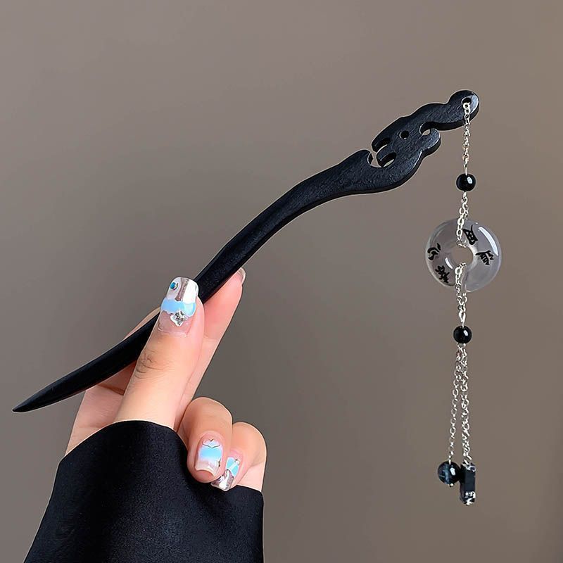 El nuevo país viento inmortal qi fluye pinzas de cabello para mujeres elegantes estilo antiguo paso de agitar cheongsam piezas de cabello de cabello diario estilo chino clásico pinzas de cabello