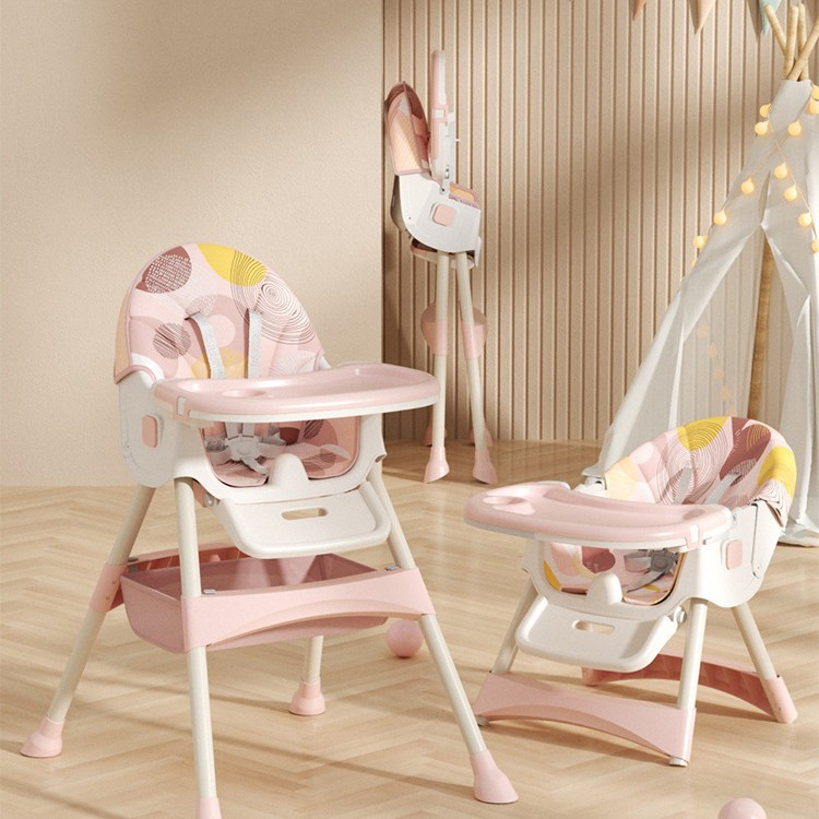 Silla de comedor para bebés multifuncional ajustable silla de comedor para bebés mesa de comedor silla portátil reclinable doméstica