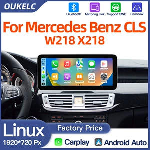 Mercedes-Benz CLS W218 X218 Mərkəzi Nəzarət Böyük Ekran Naviqasiya Carplay Radio Pleyer üçün Uyğundur