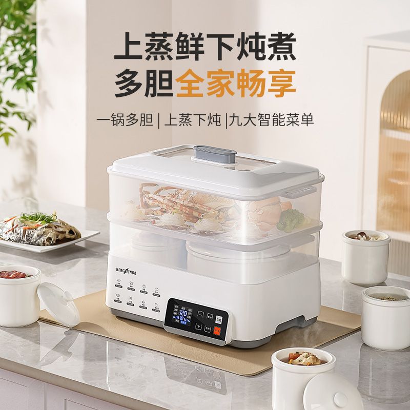 隔水炖家用全自动炖锅煲汤大容量陶瓷炖盅多功能炖燕窝煮粥炖甜品